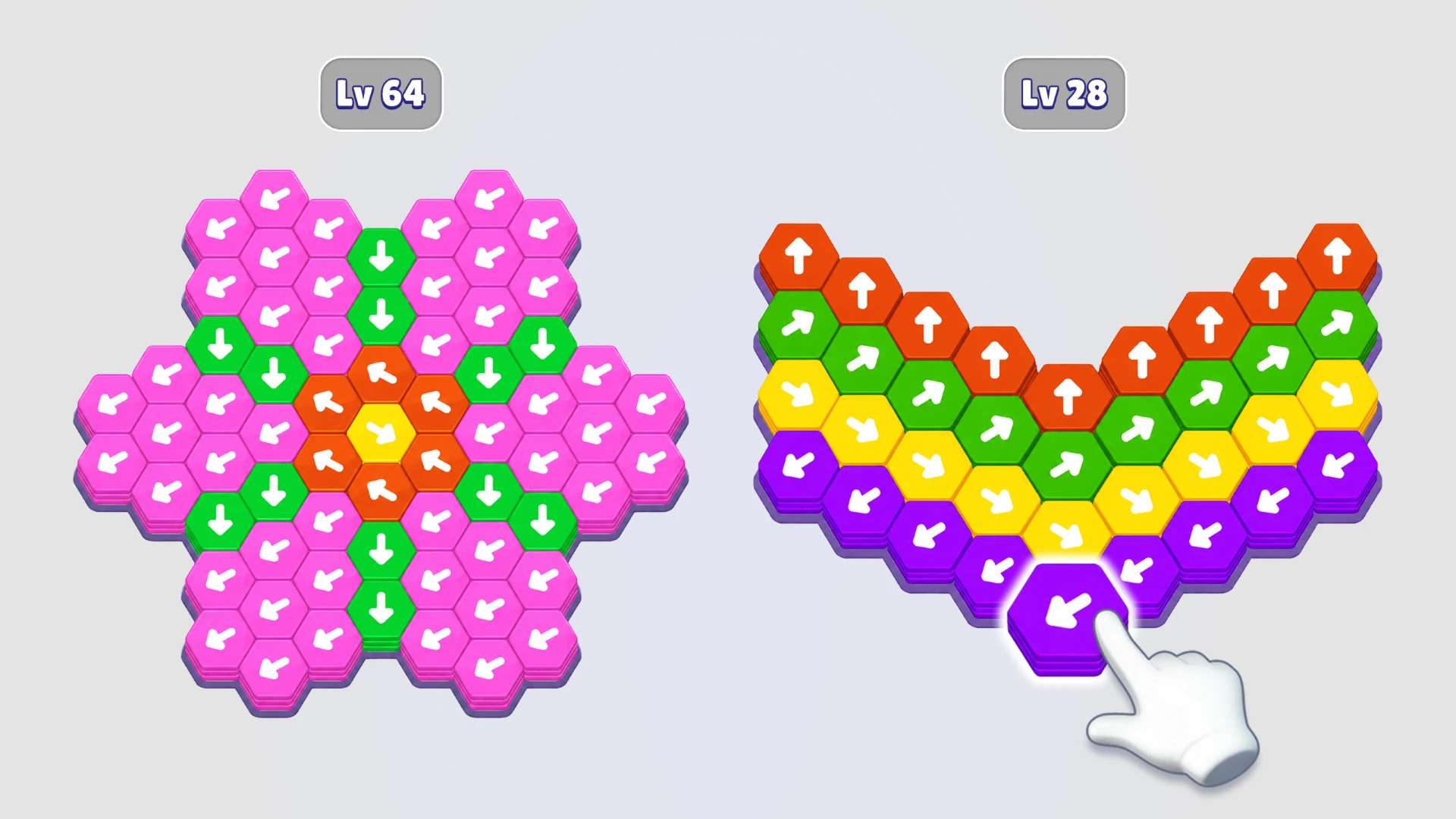 Hexa Out Puzzle screenshot
