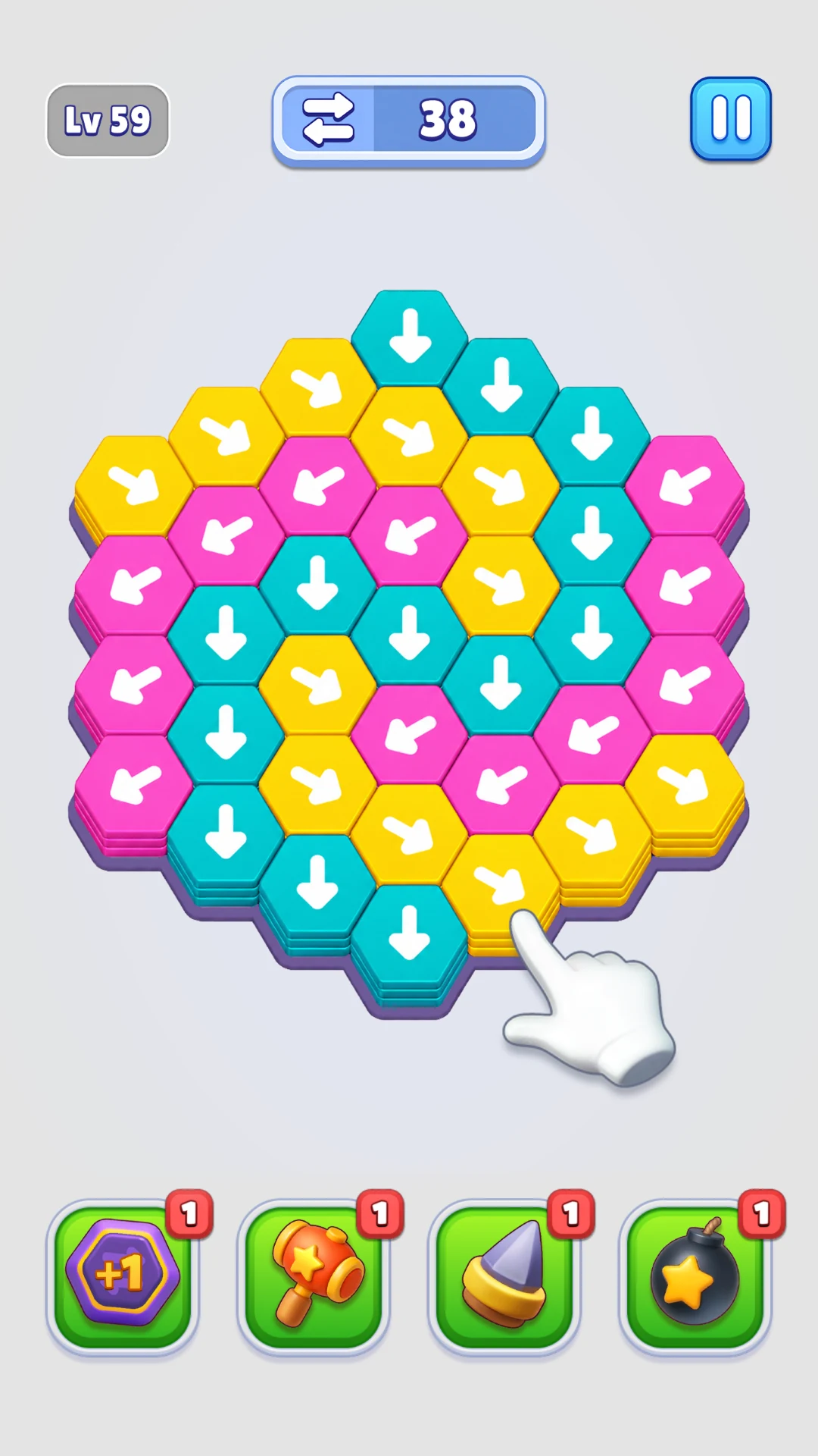 Hexa Out Puzzle screenshot