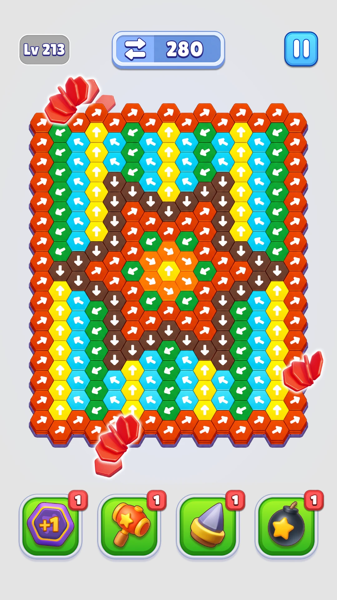 Hexa Out Puzzle screenshot